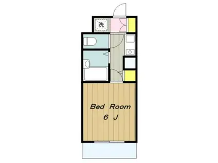 REDEAL多摩境(1K/3階)の間取り写真