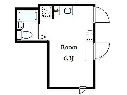 ゴールドレジデンシア三軒茶屋(ワンルーム/4階)の間取り写真