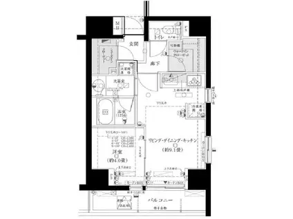 プリムローズ駒込(1LDK/2階)の間取り写真