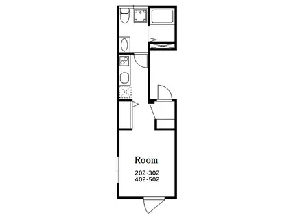 DECOR BLOCCO荻窪(1K/4階)の間取り写真
