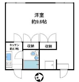 ワンルーム・KOYO(ワンルーム/2階)の間取り写真