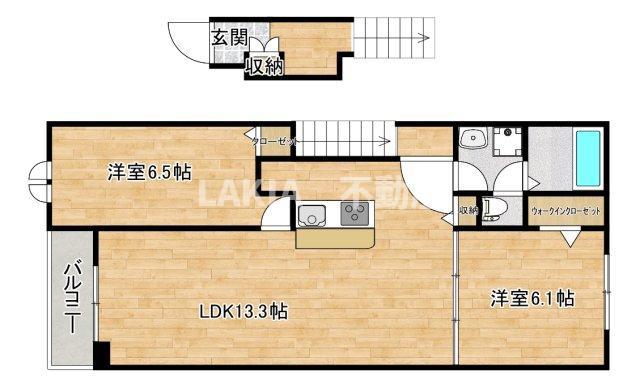 MA MAISON(2LDK/2階)の間取り写真