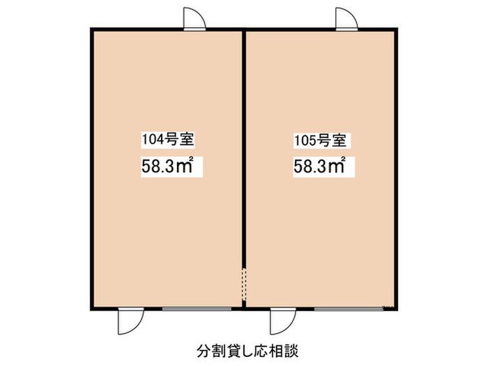 シャンロック小田原第2マンション(ワンルーム/1階)の間取り写真