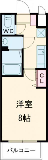 LUMINOUS鶴見(1K/11階)の間取り写真