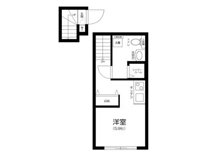 ソルナクレイシア大森II(ワンルーム/2階)の間取り写真