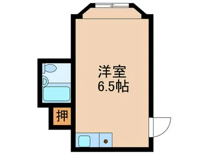 ジオナ野江(ワンルーム/1階)の間取り写真