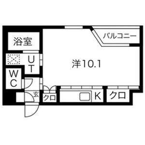 SPACE CUBE HONJIN(1K/4階)の間取り写真