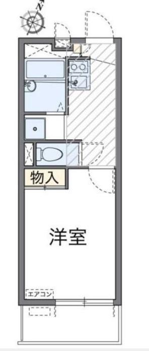 アルコバレーノ高津(1K/3階)の間取り写真