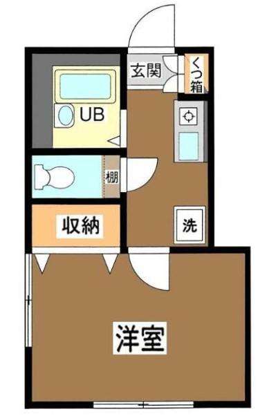 メゾンドヴィーブル(1K/1階)の間取り写真