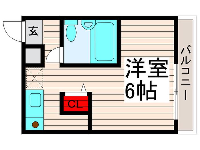 メゾン ド キリィ(ワンルーム/5階)の間取り写真