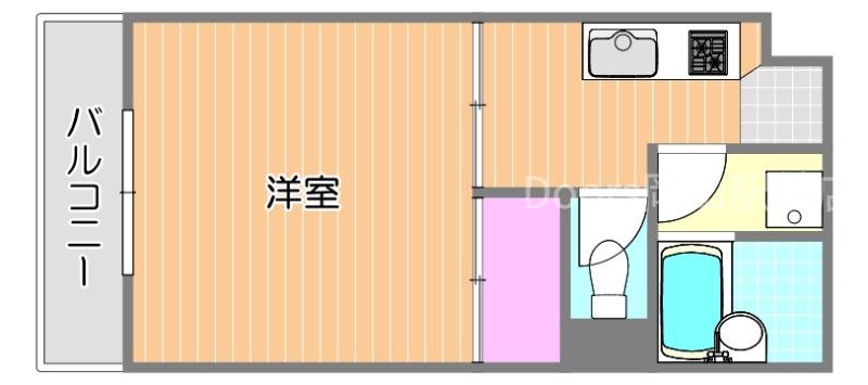 エトワール庄(1K/2階)の間取り写真