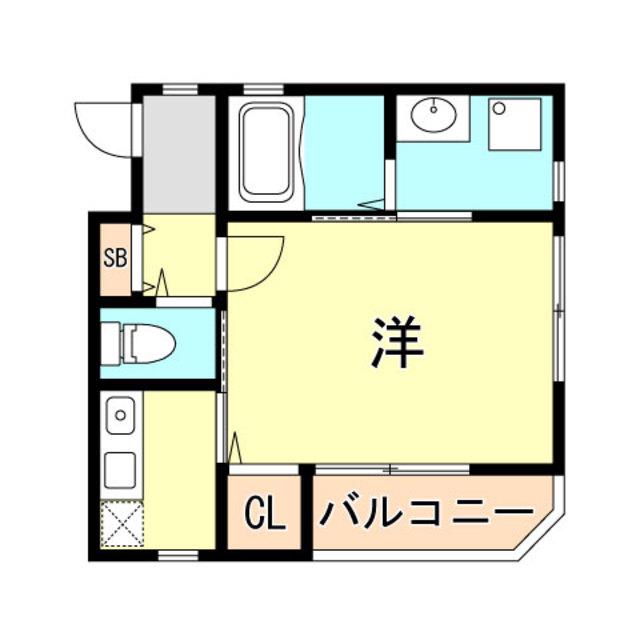 KARIN蓮宮通(1K/3階)の間取り写真