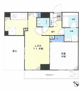 PREMIUM CUBE文京江戸川橋♯MO(1LDK/5階)の間取り写真