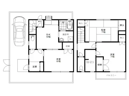 メゾン・ベル(3SDK)の間取り写真