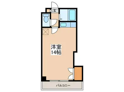 第3あずまマンション(ワンルーム/2階)の間取り写真