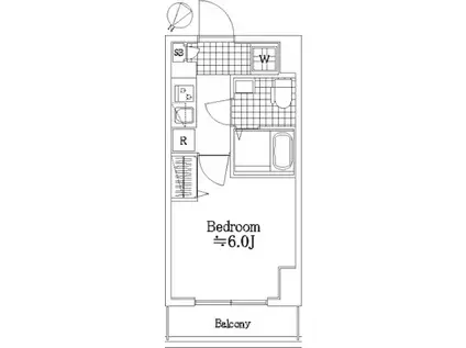 クレヴァンス川崎鹿島田(1K/9階)の間取り写真