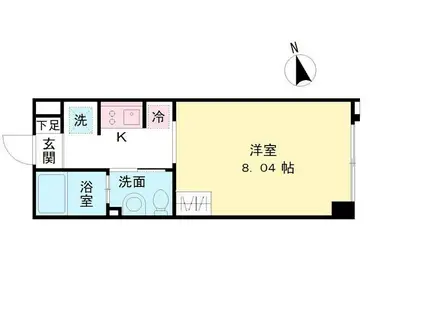 LAPIS武蔵小金井III(1K/3階)の間取り写真