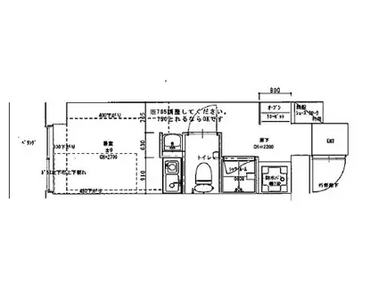 PINE SEA TUDANUMA(ワンルーム/4階)の間取り写真