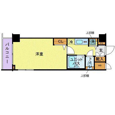 トーシンフェニックス日本橋兜町参(1K/5階)の間取り写真