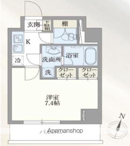 GRANPASEO本郷壱岐坂(1K/2階)の間取り写真