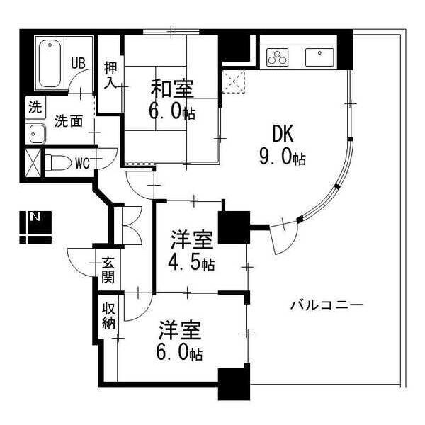 ANSWER 21(3DK/2階)の間取り写真