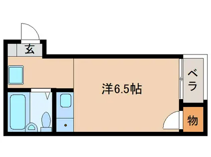 PALハウス大深(ワンルーム/4階)の間取り写真