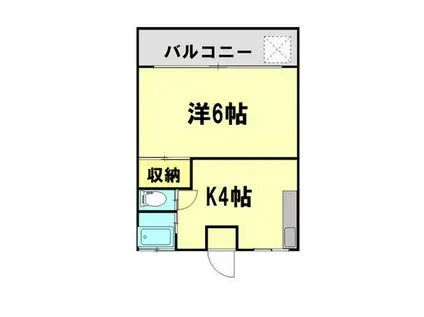 SAKURA.F(1K/1階)の間取り写真