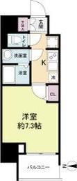 WORVE大阪本町(1K/10階)の間取り写真