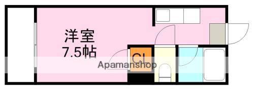 アビターレ下荒田I(ワンルーム/4階)の間取り写真