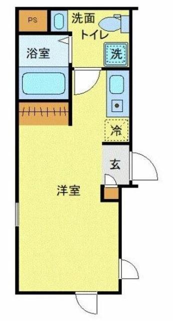 フィオーネ東尾久(ワンルーム/4階)の間取り写真