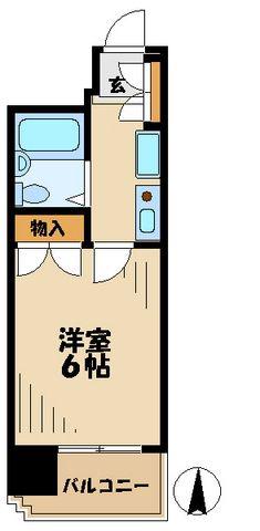 ダイホープラザ橋本II(1K/7階)の間取り写真