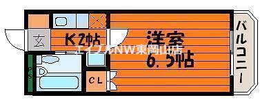 RENAXIA中納言(1K/4階)の間取り写真