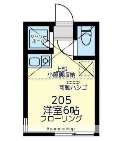 ユナイト安針ブランピア(ワンルーム/2階)の間取り写真