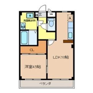 シトロンビレッジ(1LDK/3階)の間取り写真
