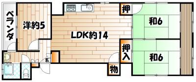 第一久藤ビル(3LDK/3階)の間取り写真