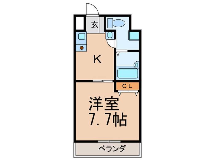 T′SDREAM名駅(1K/9階)の間取り写真