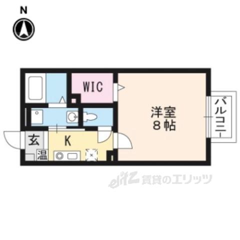 コンフォートハイツ(1K/1階)の間取り写真