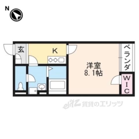 レオネクスト北沢(1K/1階)の間取り写真