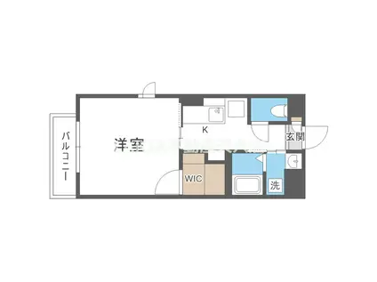 Y& スパジオ友渕(1K/3階)の間取り写真