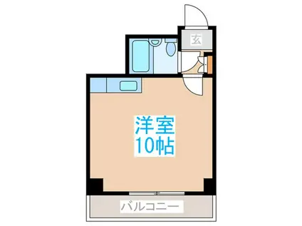 山内ビル5F(ワンルーム/5階)の間取り写真