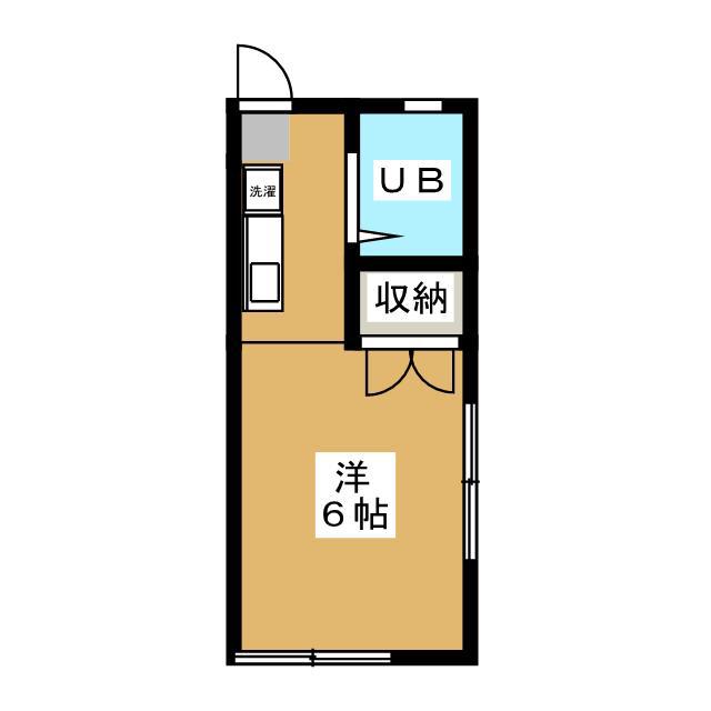 テラス高円寺(ワンルーム/1階)の間取り写真