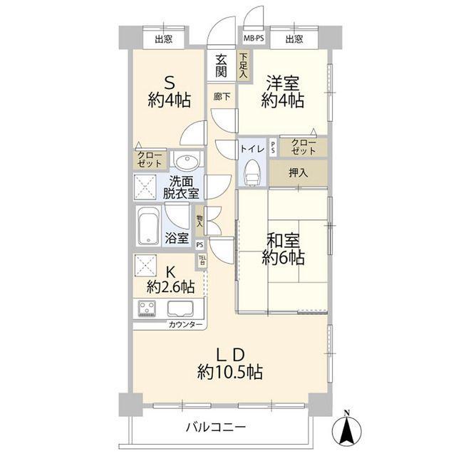 日神パレステージ亀戸第3(2SLDK/3階)の間取り写真