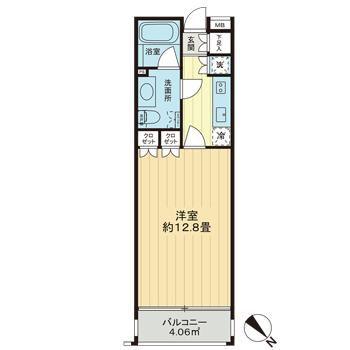 日神デュオステージ荻窪(1K/3階)の間取り写真