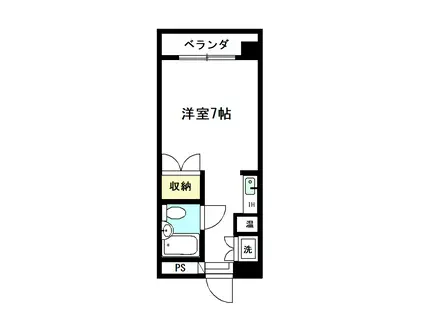 メゾン・ド・セーヌ橋場町(ワンルーム/4階)の間取り写真