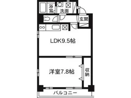 MA MAISON(1LDK/2階)の間取り写真