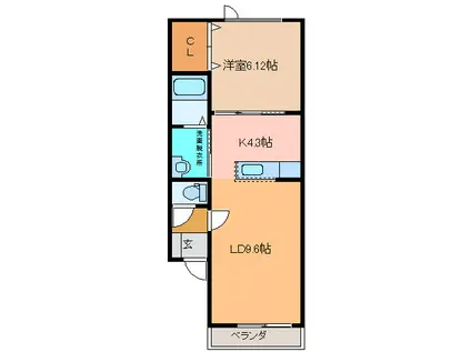 スペース(1LDK/3階)の間取り写真