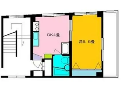 ジェネシス青山(1K/3階)の間取り写真