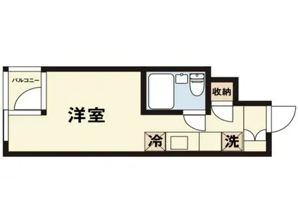 TOMITAC-7(ワンルーム/3階)の間取り写真