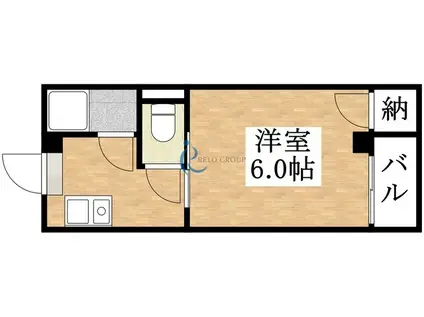 アリストプラザ中野(1K/1階)の間取り写真