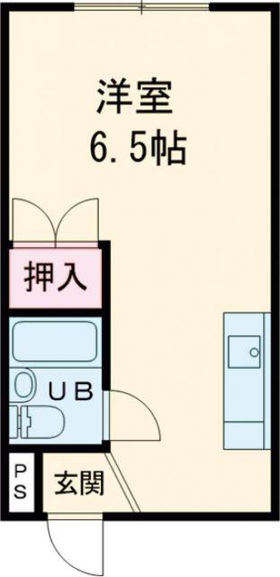 マンション永興(ワンルーム/3階)の間取り写真